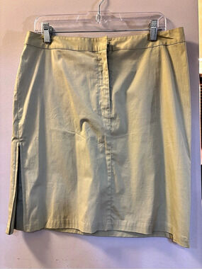 Sage Green Mini Skirt Like New